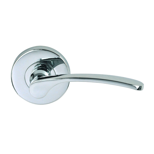 Nidus Mediterranean Capri Door Handle Passage Set Chrome Plated MCAPPAS-CP