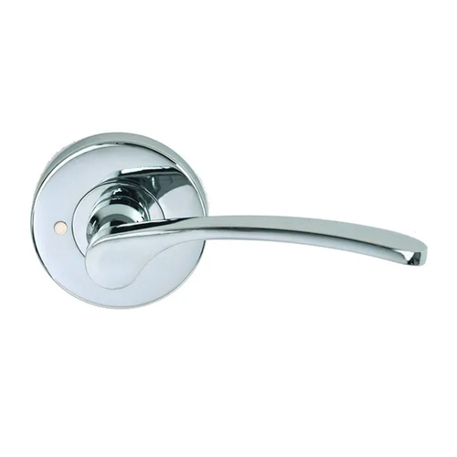 Nidus Capri Door Lever Handle Privacy Set Polished Chrome M-CAPPRI-CP
