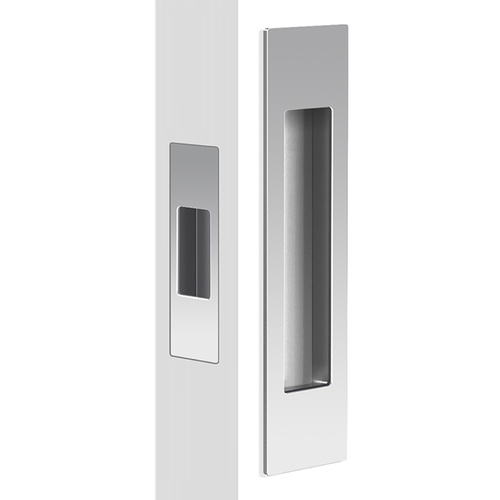 Mardeco 'M' Series Flush Pull Passage Set Polished Chrome PC8008/Set