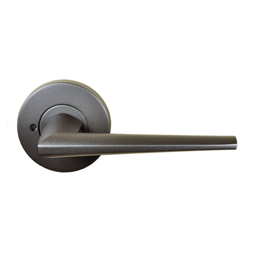 Nidus Rialto Door Lever Handle Privacy Set Gunmetal Grey MRIA-PRI-GMG