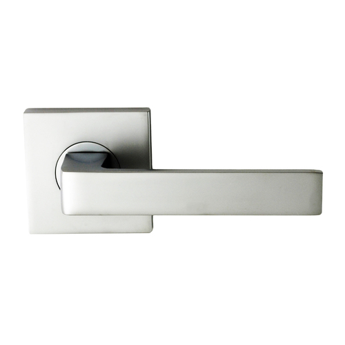 Nidus Turin Door Lever Square Passage Set Polished Chrome MT-SQ-PAS-CP