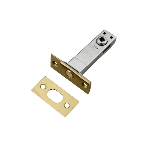 Nidus Tubular Privacy Bolt 5mm Spindle Cam Polished Brass PL60PB