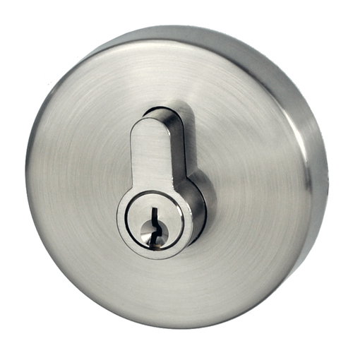 Nidus Lonsdale Round Eurobolt Double Cylinder 70mm Brushed Nickel P-L-EB-BN