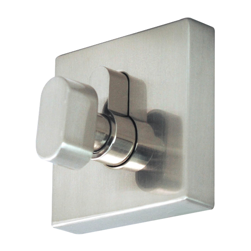 Nidus Lonsdale Square Eurobolt Single Cylinder Brushed Nickel P-L-SQ-EB-1-BN