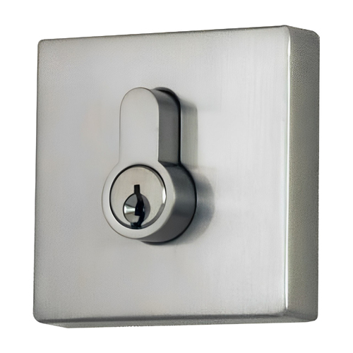 Nidus Lonsdale Square Eurobolt Double Cylinder Brushed Nickel P-L-SQ-EB-BN