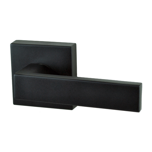 Nidus Lonsdale Lever on Square Rose Passage Set Matt Black P-L-SQ-PAS-BLV