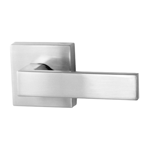 Nidus Lonsdale Lever on Square Rose Passage Set Chrome Plated P-L-SQ-PAS-CPV