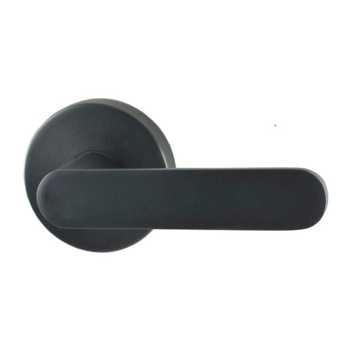 Nidus Spring Round Rose Radius End Dummy Door Lever Graphite Grey PSDUMGGV