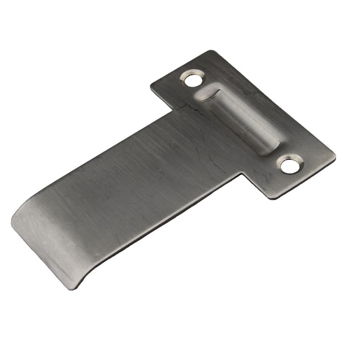 Nidus Roller Bolt Extended Strike Plate Satin Stainless Steel RB1-85STRIKER-SS-V