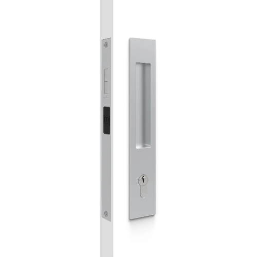 Mardeco M Series Flush Pull Euro Lock Set Satin Chrome SC8104/SET