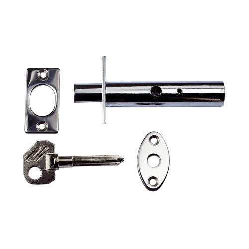 Nidus Security Auxiliary Door Bolt with Key Polished Stainless Steel SDB-PSS