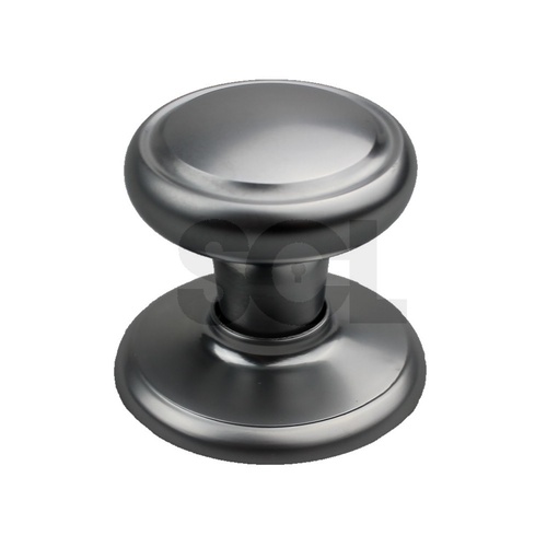 Nidus Door Knob WDFSC Wentworth Passage Set Satin Chrome w/ Latch