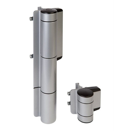 Locinox Mammoth Heavy Duty 180 Degree Hydraulic Gate Closer and Hinge Silver P00009344-SILV