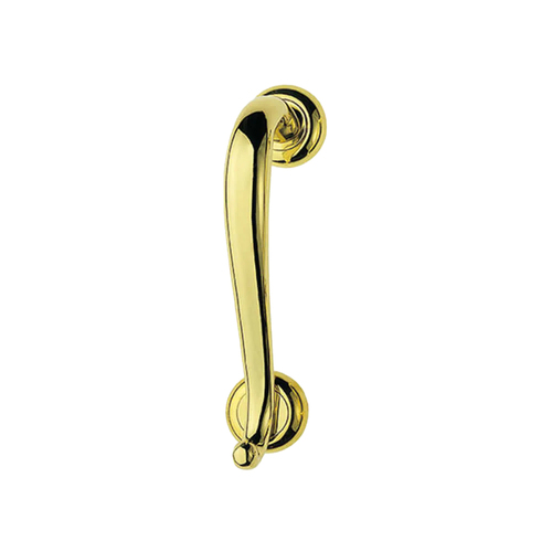 Parisi Dana Fixed Pull Handle 220mm Polished Brass 1669PB