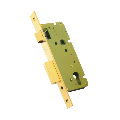 Parisi Cylinder Deadlock with Latch 40mm Polished Brass 221040PB