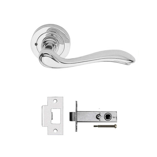 Out of Stock: ETA Mid October - Parisi Apollo Built In Privacy Inc 6002 Latch & Pin Chrome Plated 7041PRICP