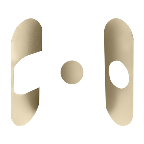 Precision Self Adhesive Coverplate Set Satin Brass AM60/HC-SB