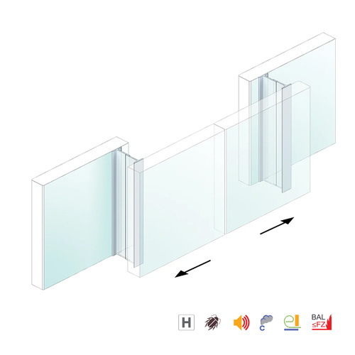 Raven RP105 Weather and Energy Seal Twin Section 3000mm Translucent A1053000