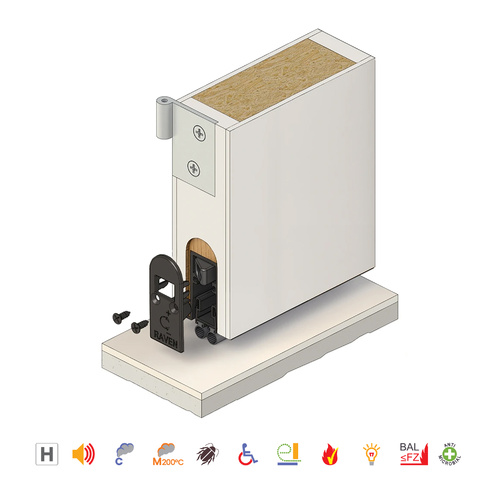 Raven RP127Si Automatic Door Bottom Seals - Available in Various Finishes and Sizes