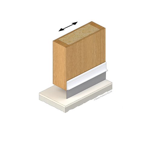 Raven RP17B Door Bottom Sweep Seal White 3000mm A17BW3000