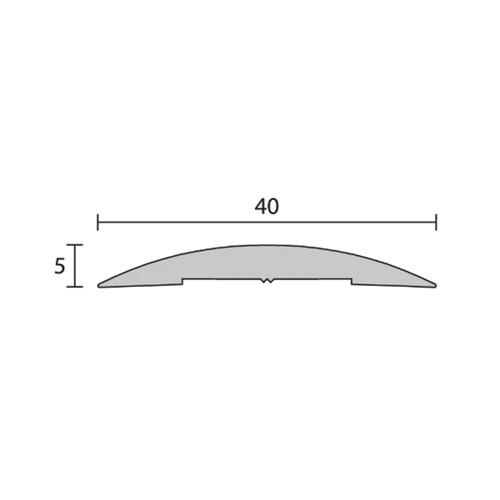 Raven RP82 Low Profile Threshold Plate 1000mm Bronze Anodised A82B1000