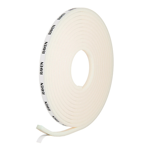 Raven Self Adhesive Seal Around Doors And Windows 5000mm White R14W