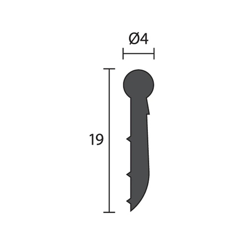 Raven Solid EPDM Replacement Seal Gasket for RP3 and RP5 915mm Black R303