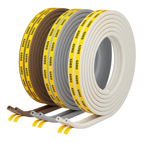 Raven R48 EPDM Door And Window Weather Strip Self Adhesive - Available in Various Finishes and Sizes