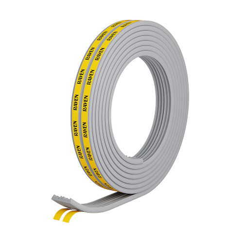Raven EPDM Window and Door Self Adhesive Weather Strip 5000mm Grey R59G