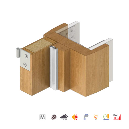 Raven RP7 Weather and Acoustic Frame Seal Single Door Set White R7W