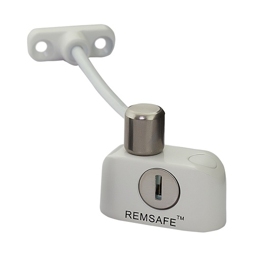 Remsafe Window Restrictor Safety Device Child Safe White 125mm RL002-SSK1WHT