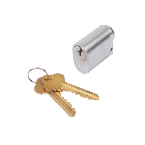 Scope Oval Cylinder Z Cam 6 Pin Keyed Alike 864700 Satin Chrome CYLO6LSC.KAZ