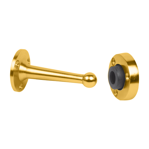 Scope Suction Wall Mounted Hold Open Door Stop Electro Brass DS120EB.B
