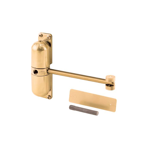 Astra Gibcloser Surface Mounted Door Closer Polished Brass GIBC05