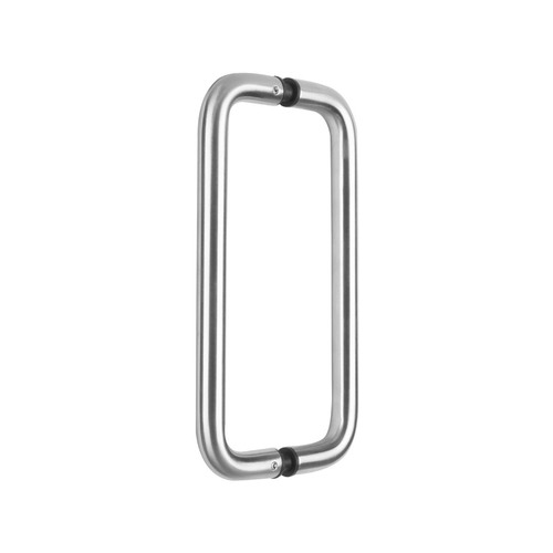 Scope Door Pull Handle Back To Back 200x16mm Satin Stainless Steel PHB200.16SS
