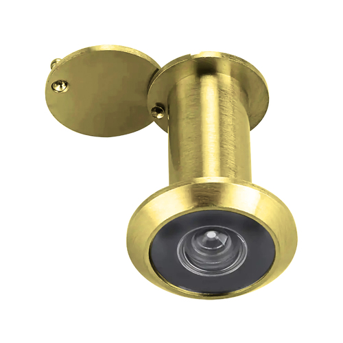 Pedret Door Viewer 200 Degree Suits Doors 35-60mm Polished Brass SWL-AF-D