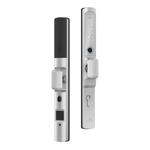 Lockton E-Series Smart Sliding Door Lock 35mm Backset Silver ELEV36-SIL-S35
