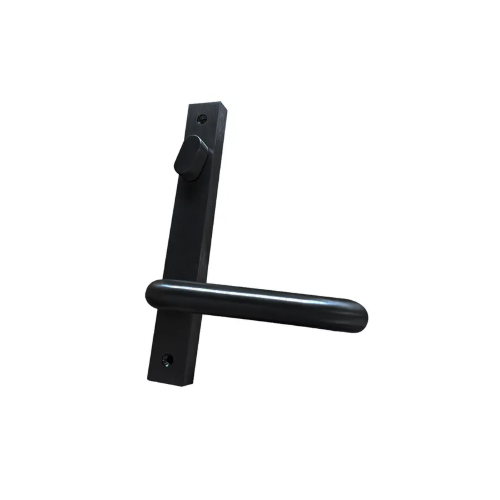 Lockton Internal Square Plate -Snib & Lever w/ Black Finish NSQ-13V-25-BLK