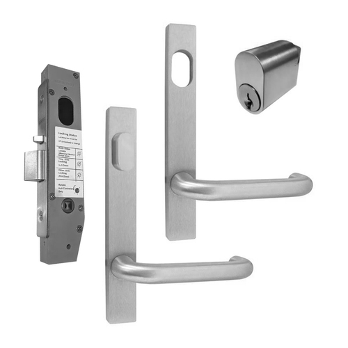 Lockton Entrance Narrow Mortice Lock Kit with Lever Set & Cylinder SBML23-KIT2