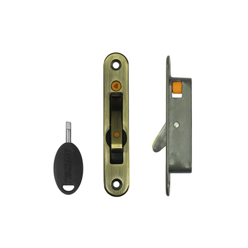 Angel Ventlock Sash Window Lock Face Fix Antique Brass VENTLOCKAB *Single*