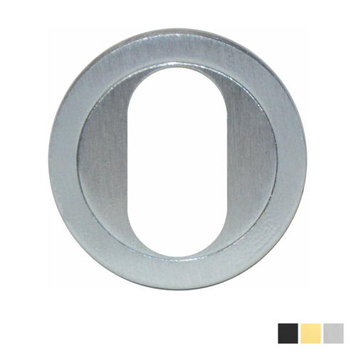 Austyle Architectural Oval Escutcheon Square Edge - Available in Various Finishes and Sizes