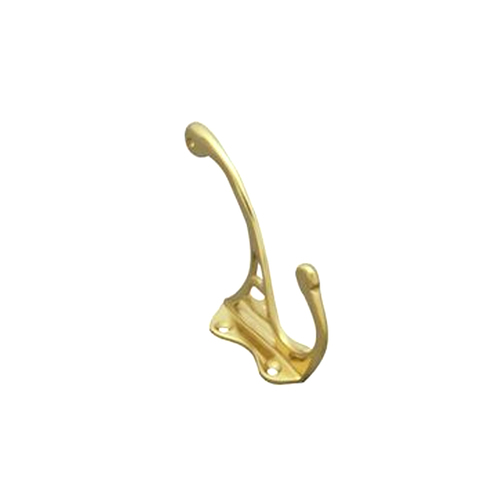 Superior Brass Hat and Coat Hook 125mm Polished Brass 3045
