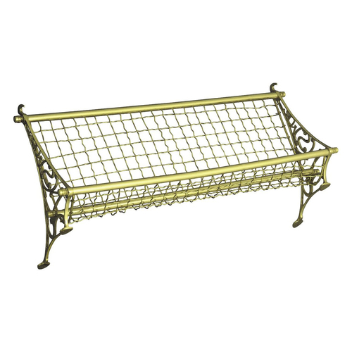 Superior Brass "NSW" Railway Luggage Racks Polished Brass 740x300mm 3082