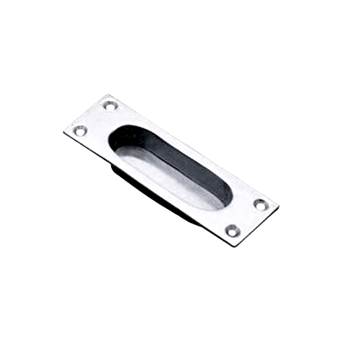 Superior Brass Sliding Door Flush Pull 126x47mm Chrome Plate 33021