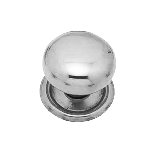 Superior Brass Round Cupboard Knob 25mm Chrome Plate 33032