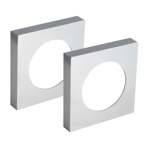 Builders Choice Square Adaptor Rose 52mm Polished Chrome 33539