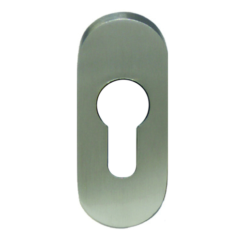 Austyle Oval Euro Escutcheon Concealed Fix 70x30mm Chrome Plate 33725