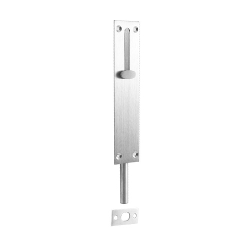 Austyle Flush Barrel Bolt Flat Keeper 100x32mm Polished Chrome 35178