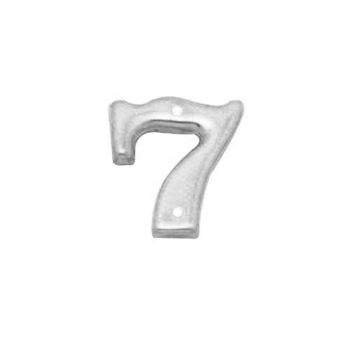 Austyle Contemporary Numeral Number 7 100mm Polished Stainless Steel 38847