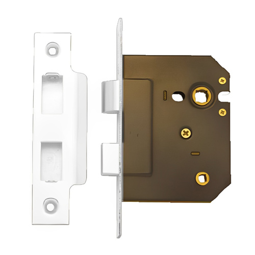 Austyle Bathroom Heavy Duty Mortice Lock 60mm Polished Chrome 39022